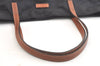 Authentic GUCCI Shoulder Tote Bag GG Nylon Leather 295252 Navy Junk 3285K