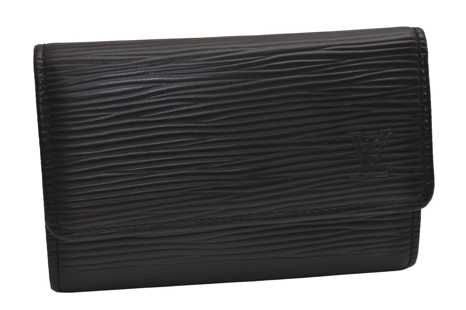 Authentic Louis Vuitton Epi Multicles 6 Key Case Black M63812 LV 3286J