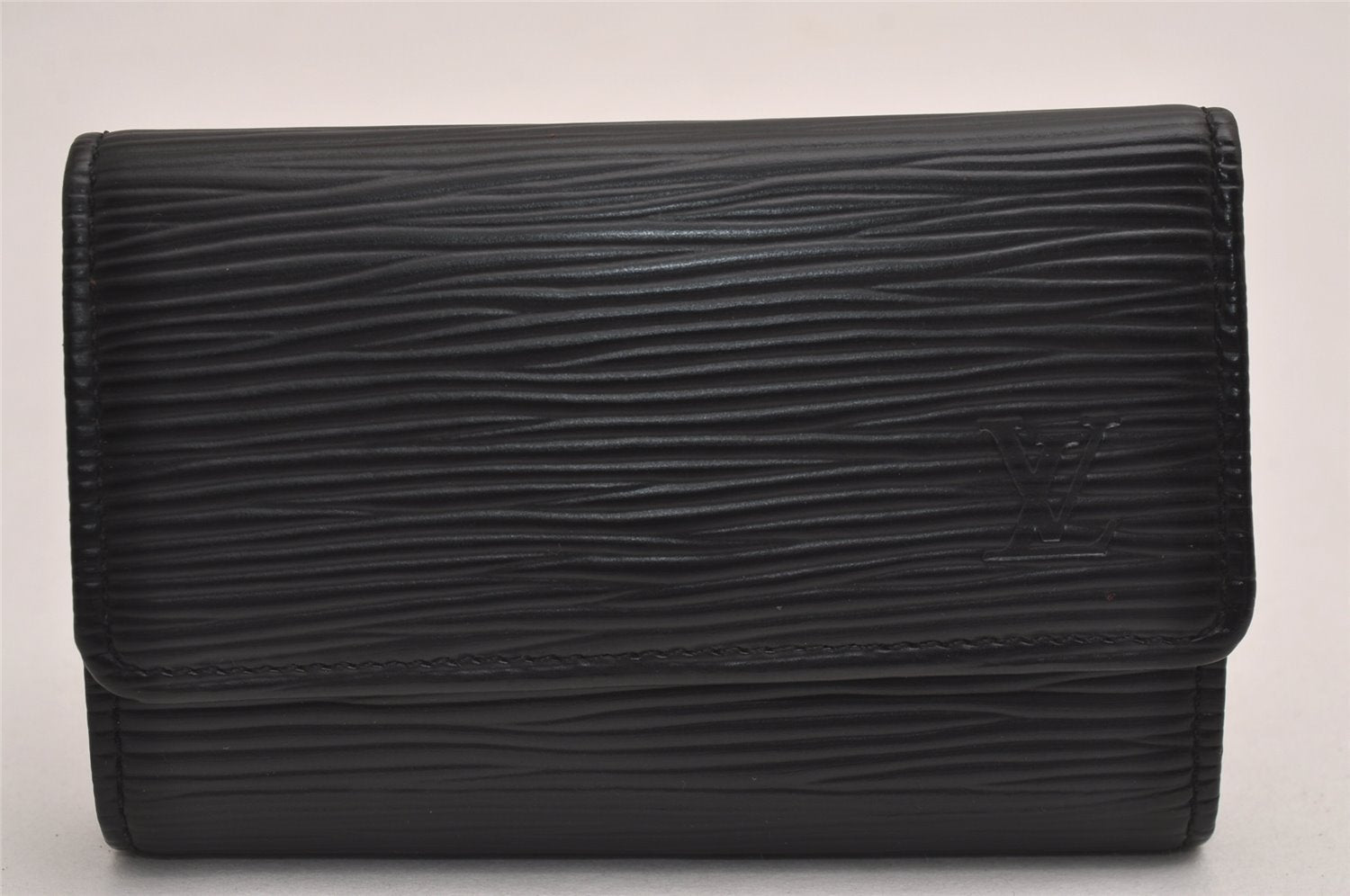 Authentic Louis Vuitton Epi Multicles 6 Key Case Black M63812 LV 3286J