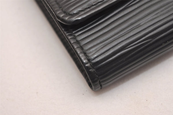 Authentic Louis Vuitton Epi Multicles 6 Key Case Black M63812 LV 3286J