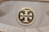 Authentic TORY BURCH Kipp Shoulder Cross Body Bag Purse Leather White 3286K