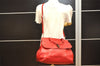 Authentic GUCCI Bamboo Daily 2Way Hand Shoulder Bag Leather 370880 Red 3287I