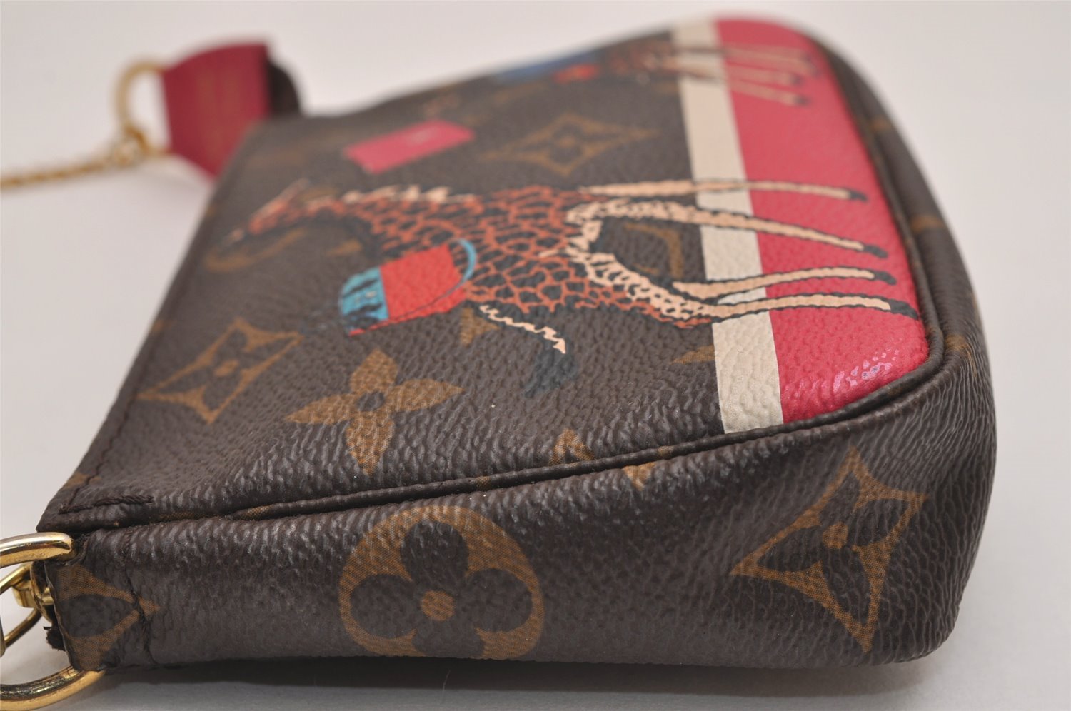 Auth Louis Vuitton Monogram Mini Pochette Accessoires Pouch M62087 LV Box 3287J