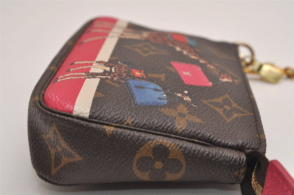 Auth Louis Vuitton Monogram Mini Pochette Accessoires Pouch M62087 LV Box 3287J