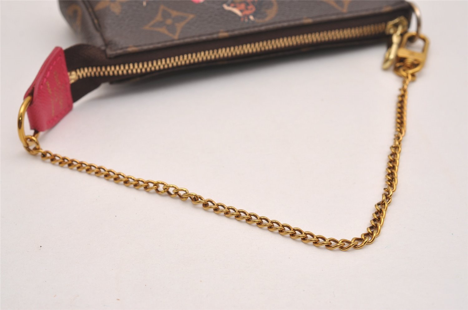 Auth Louis Vuitton Monogram Mini Pochette Accessoires Pouch M62087 LV Box 3287J