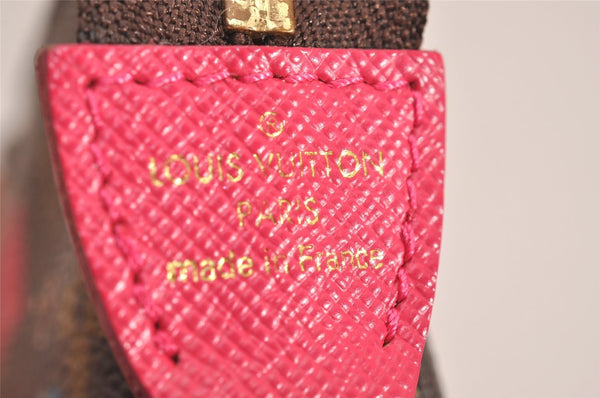 Auth Louis Vuitton Monogram Mini Pochette Accessoires Pouch M62087 LV Box 3287J