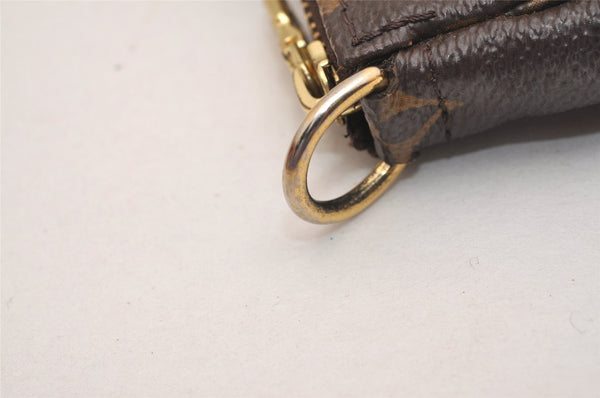 Auth Louis Vuitton Monogram Mini Pochette Accessoires Pouch M62087 LV Box 3287J