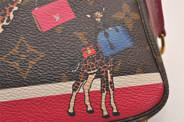 Auth Louis Vuitton Monogram Mini Pochette Accessoires Pouch M62087 LV Box 3287J