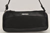 Authentic GUCCI Vintage Hand Bag Pouch Purse Canvas Leather 92820 Black 3287K