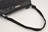 Authentic GUCCI Vintage Hand Bag Pouch Purse Canvas Leather 92820 Black 3287K