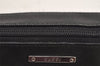 Authentic GUCCI Vintage Hand Bag Pouch Purse Canvas Leather 92820 Black 3287K