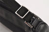 Authentic GUCCI Vintage Hand Bag Pouch Purse Canvas Leather 92820 Black 3287K