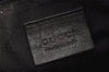 Authentic GUCCI Vintage Hand Bag Pouch Purse Canvas Leather 92820 Black 3287K