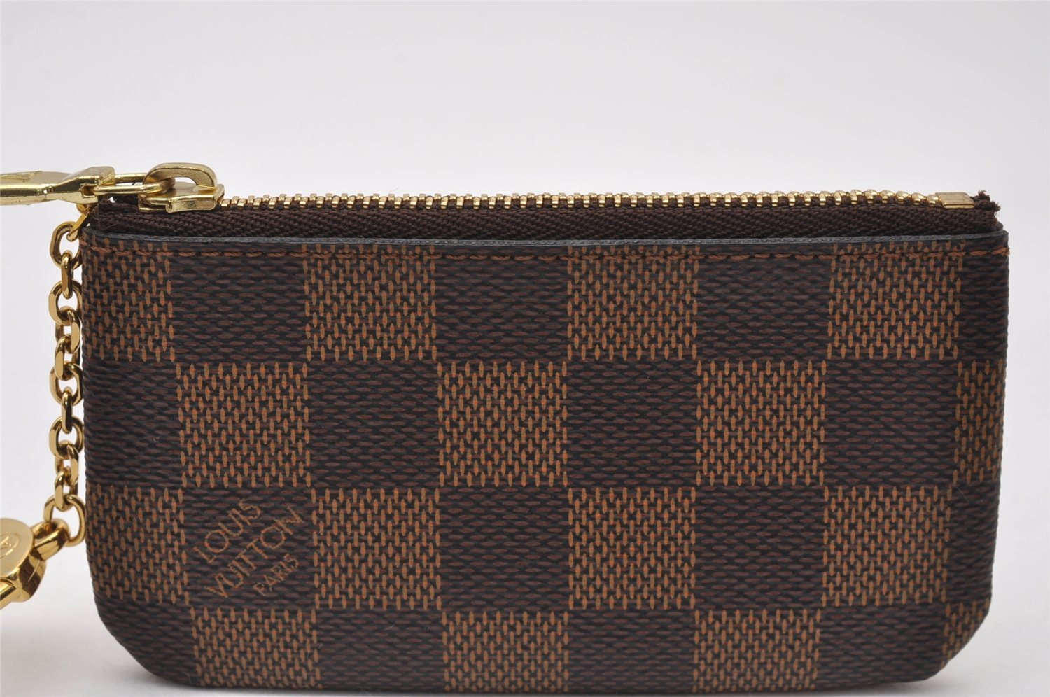 Authentic Louis Vuitton Damier Pochette Cles Coin Purse Case N62658 LV Box 3288J