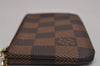 Authentic Louis Vuitton Damier Pochette Cles Coin Purse Case N62658 LV Box 3288J