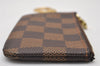 Authentic Louis Vuitton Damier Pochette Cles Coin Purse Case N62658 LV Box 3288J