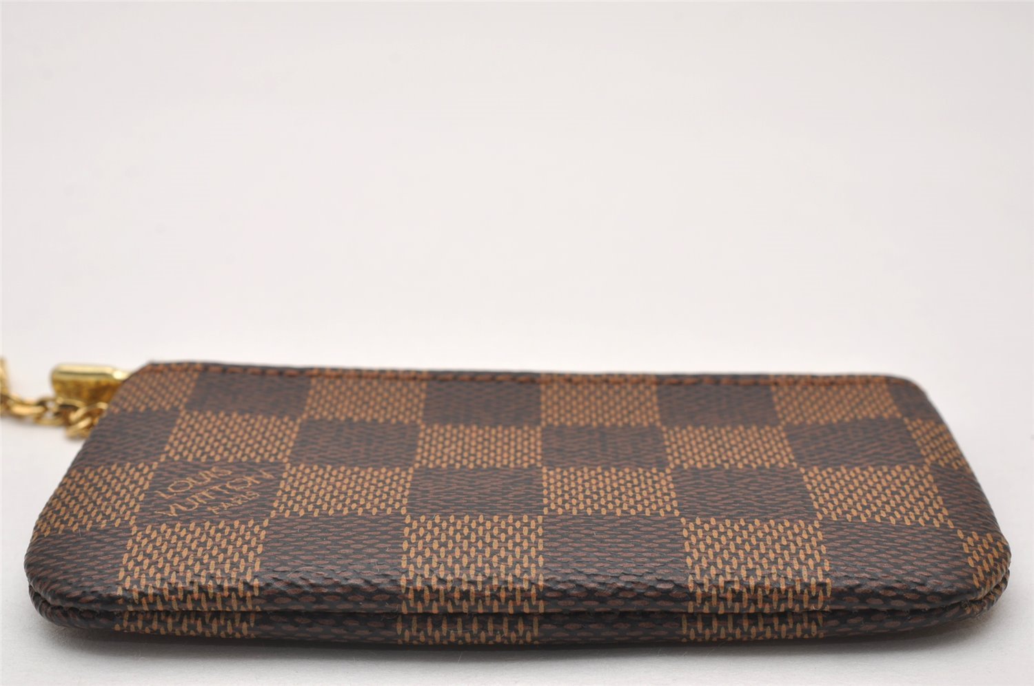 Authentic Louis Vuitton Damier Pochette Cles Coin Purse Case N62658 LV Box 3288J