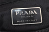 Authentic PRADA Vintage Nylon Tessuto Shoulder Hand Bag Black 3289I