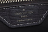 Auth Louis Vuitton Monogram Mini Lin Bucket PM Shoulder Bag M95226 Brown 3289K