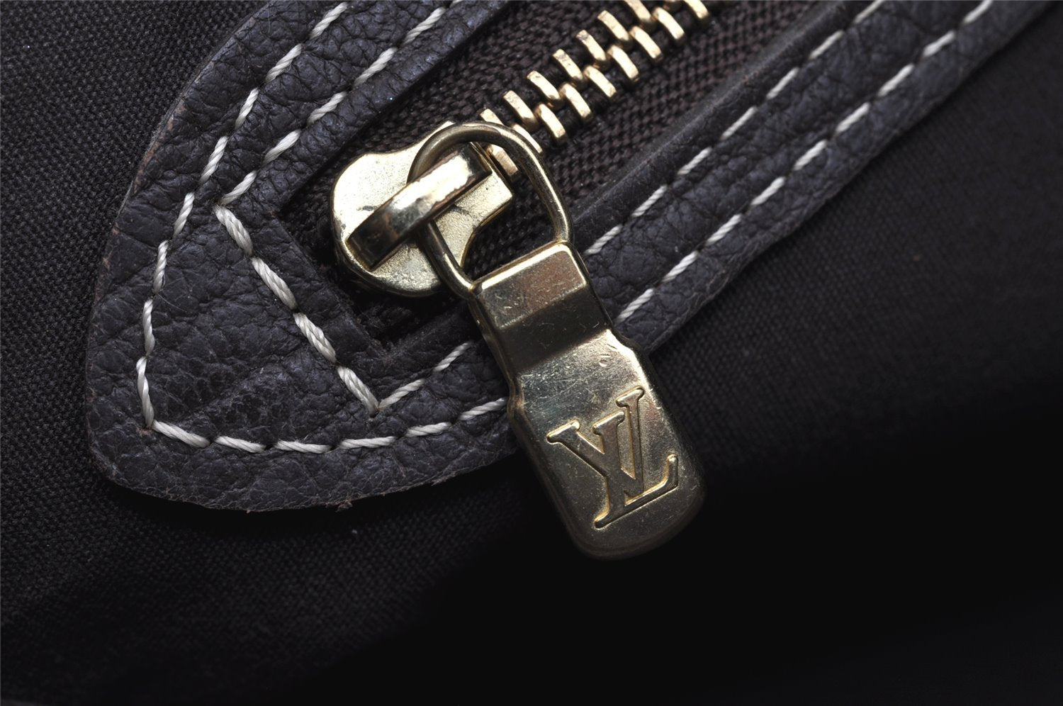 Auth Louis Vuitton Monogram Mini Lin Bucket PM Shoulder Bag M95226 Brown 3289K