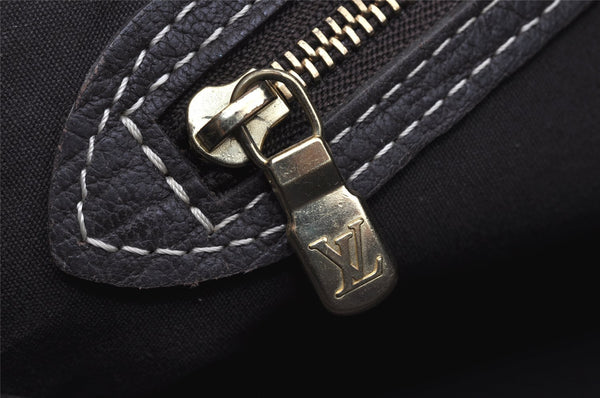 Auth Louis Vuitton Monogram Mini Lin Bucket PM Shoulder Bag M95226 Brown 3289K