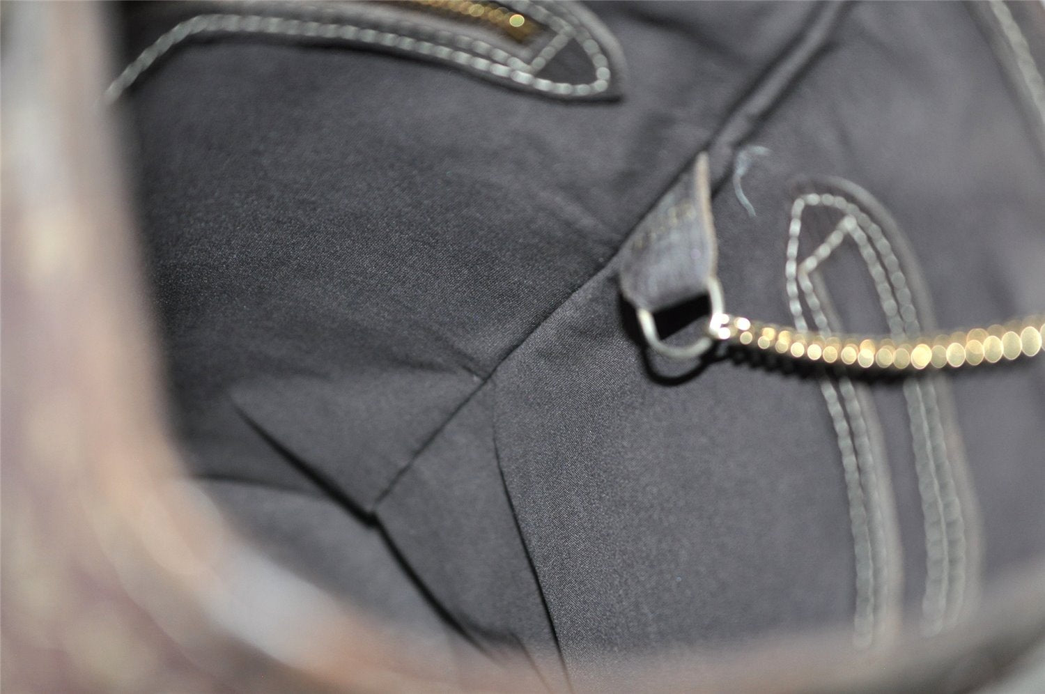 Auth Louis Vuitton Monogram Mini Lin Bucket PM Shoulder Bag M95226 Brown 3289K