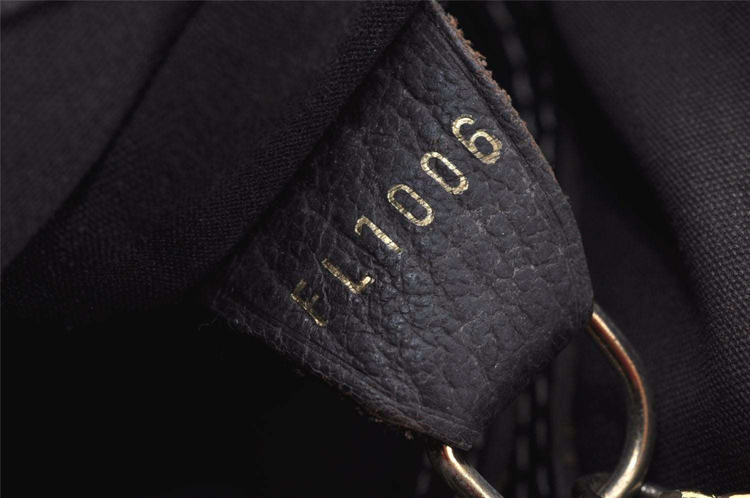 Auth Louis Vuitton Monogram Mini Lin Bucket PM Shoulder Bag M95226 Brown 3289K