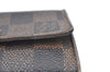 Authentic Louis Vuitton Damier Porte Monnaie Plat Coin Purse N61930 LV 3290H