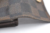 Authentic Louis Vuitton Damier Porte Monnaie Plat Coin Purse N61930 LV 3290H