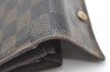 Authentic Louis Vuitton Damier Porte Monnaie Plat Coin Purse N61930 LV 3290H