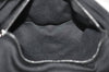 Authentic FENDI Mamma Baguette Shoulder Hand Bag Jersey Leather Black Junk 3290I