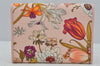 Authentic GUCCI Flora Clutch Hand Bag Pouch Canvas Leather 577350 Pink 3291J