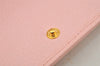 Authentic GUCCI Flora Clutch Hand Bag Pouch Canvas Leather 577350 Pink 3291J