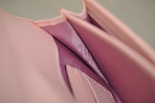 Authentic GUCCI Flora Clutch Hand Bag Pouch Canvas Leather 577350 Pink 3291J