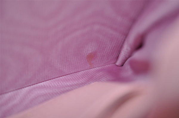 Authentic GUCCI Flora Clutch Hand Bag Pouch Canvas Leather 577350 Pink 3291J