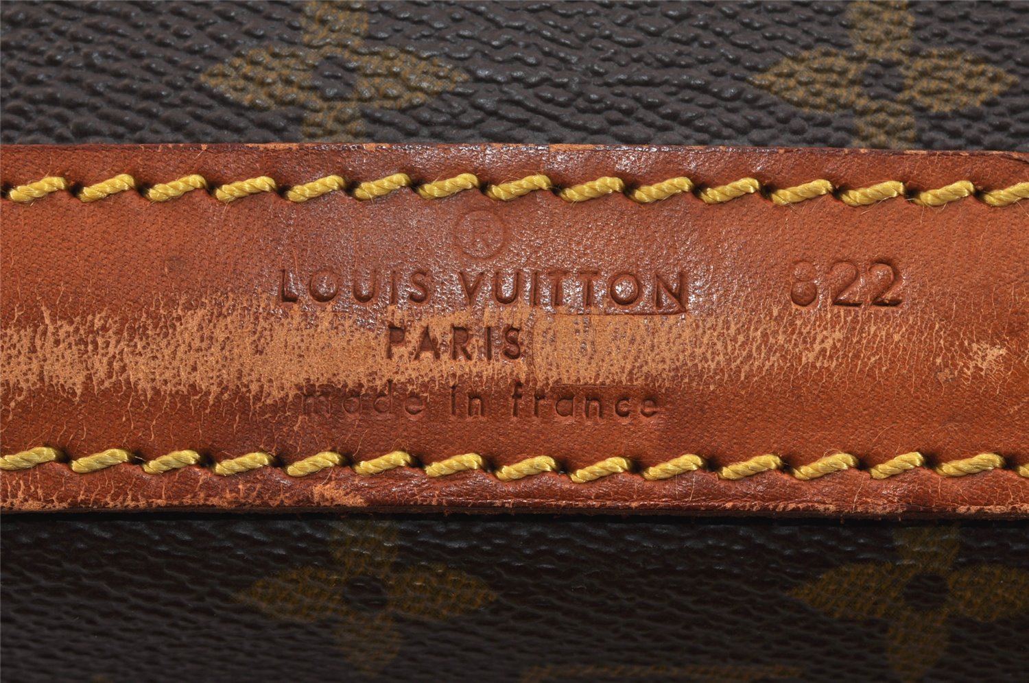 Authentic Louis Vuitton Monogram Sac Chaussures 55 Boston Bag Old Model LV 3292K