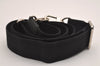 Authentic Louis Vuitton Canvas Leather Shoulder Strap Black 39.0-61.0" LV 3293J