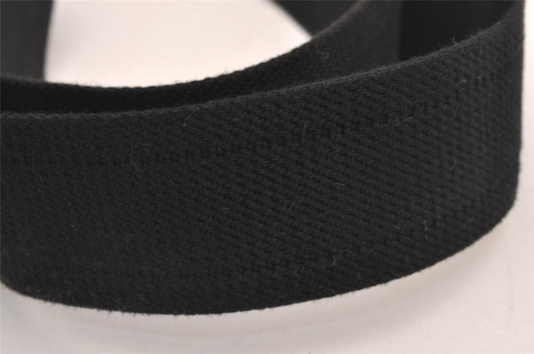 Authentic Louis Vuitton Canvas Leather Shoulder Strap Black 39.0-61.0" LV 3293J