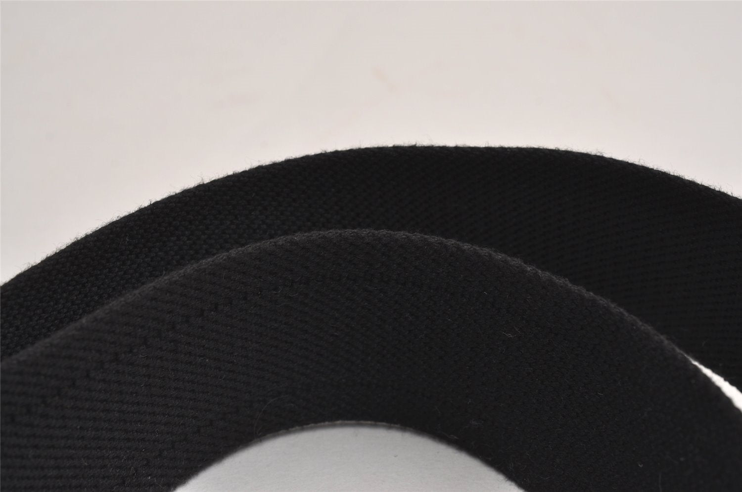 Authentic Louis Vuitton Canvas Leather Shoulder Strap Black 39.0-61.0