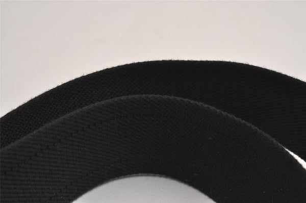 Authentic Louis Vuitton Canvas Leather Shoulder Strap Black 39.0-61.0" LV 3293J