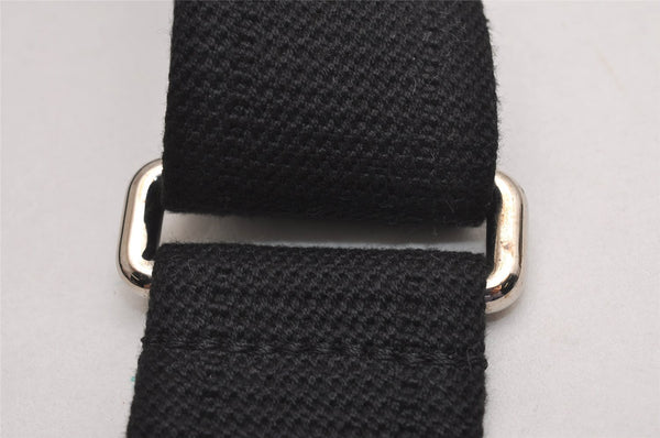 Authentic Louis Vuitton Canvas Leather Shoulder Strap Black 39.0-61.0" LV 3293J