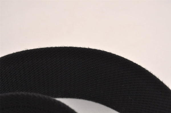 Authentic Louis Vuitton Canvas Leather Shoulder Strap Black 39.0-61.0" LV 3293J