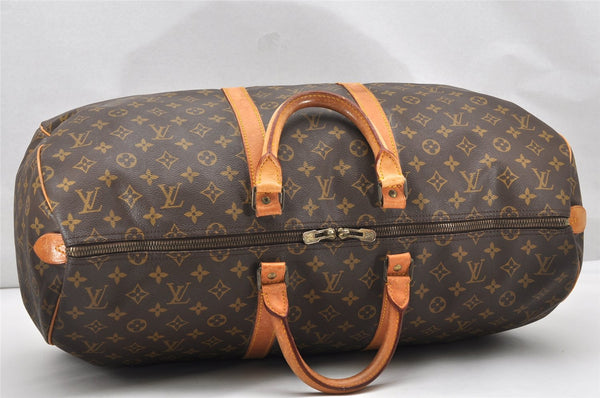 Authentic Louis Vuitton Monogram Keepall 55 Travel Boston Bag M41424 LV 3293K