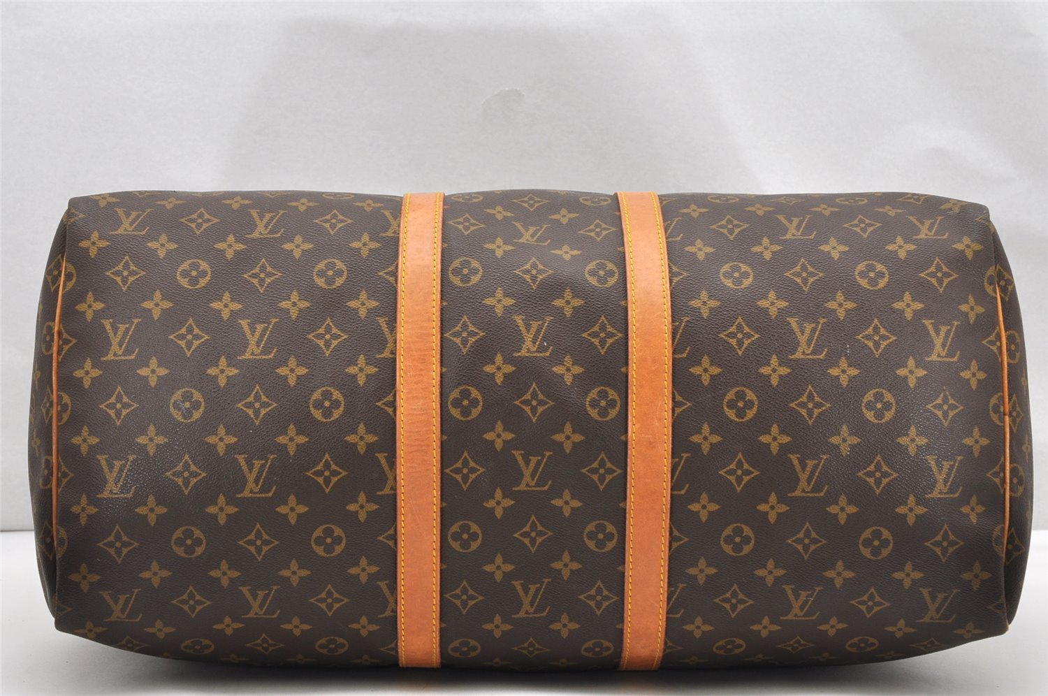 Authentic Louis Vuitton Monogram Keepall 55 Travel Boston Bag M41424 LV 3293K