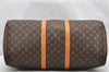 Authentic Louis Vuitton Monogram Keepall 55 Travel Boston Bag M41424 LV 3293K