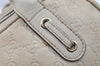 Authentic GUCCI Princy Guccissima GG Leather Shoulder Bag 161720 White 3294I