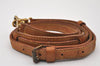 Authentic Louis Vuitton Leather Shoulder Strap Beige 48-55.1" LV 3294J