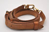 Authentic Louis Vuitton Leather Shoulder Strap Beige 48-55.1" LV 3294J