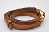 Authentic Louis Vuitton Leather Shoulder Strap Beige 48-55.1" LV 3294J