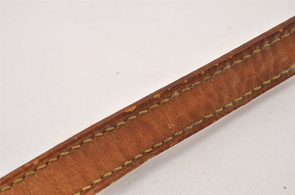 Authentic Louis Vuitton Leather Shoulder Strap Beige 48-55.1" LV 3294J